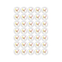İyi Bayramlar Sticker, Bayram Tebrik Stickerı, 350 Adet 10 Sayfa Tek Ebat Diğer