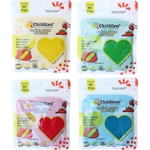 Doğal Oyun Hamuru - 4lü Set 4x125 Gr Vakumlu Kartuş Paket - Ecopack-refill