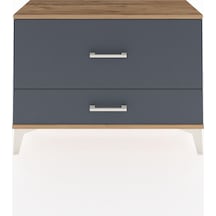 Arges Şifonyer 2 Çekmeceli 88x30x64 Çam-antrasit Atlas Çam