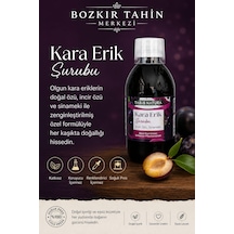 Bozkır Tahin Merkezi Kara Erik Şurubu Incir Özü Ve Sinameki Içerikli Şurub 320 Gr Katkısız&vegan
