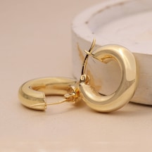 Kalın Halka Küpe 717053 Gold