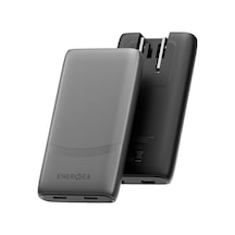 Energea Travelworld Edge 65 2 Adet 65w Usb 3.0 Çıkışlı Universal Pd Hızlı Şarj Aleti - Koyu Gri