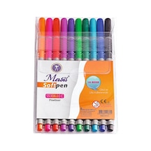 Masis Softpen 10 Renk Pvc Fineliner