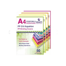 Mapi A4 Pp Opak Kapak (kum Desen) 350 Mikron Mavi 50 Adet 2042404