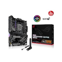 Asus Rog Crosshaır X870e Apex, 2xddr5, 5xm.2, 2xdp, Type-c, Pcıe 5.0, 2xwi-fi 7, Bluetooth V5.4, Am5 Soket Gamıng Anakart