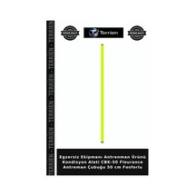 Cbk-50 Flourance Antreman Çubuğu 50 Cm Fosforlu Antrenman Ürünü Spor Malzemesi Sporcu Aleti Çok Renkli