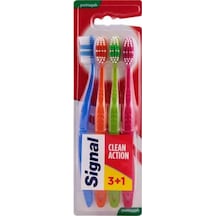 Signal Clean Action 3 + 1 Diş Fırçası Soft Signal Clean Action 3 + 1 Diş Fırçası Soft