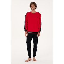U.s. Polo Assn. Erkek Kırmızı Pijama Takım 50318592-vr030 Kırmızı