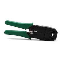Primex Px-8045 Rj45 Rj12 Rj11 Üçlü Jack Çakma Pense, 8p8c Rj45 6p6c Rj12 6p4c Rj11 Uyumlu Network Telefon Kablo Sıkma Pensesi, Kablo Kesme Soyma Özellikli Modüler Konnektör Pense