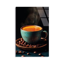 Kahve Keyfi - Cam Tablo - Deg0705 50 X 70 Cm