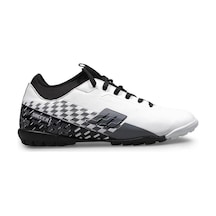 M.p. 231-1138 Mr Erkek Beyaz-siyah Çoraplı Halı Saha Futbol Ayakkabı - 40 Beyaz