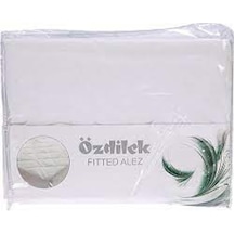 Özdilek Tek Kişilik Alez Fitted Beyaz 100 X 200 + 35 Cm