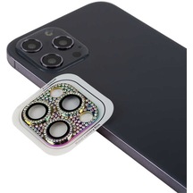 Noktaks - iPhone Uyumlu 12 Pro - Kamera Lens Koruyucu Cl-08 - Colorful