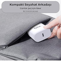 Bx-pd20ta 20w Pd Type-c Hızlı Şarj Adaptörü Hızlı Şarj Protokolü Destekli, 15 / 15 Pro Max /14/13/12 Pro Max, S22/s21/ 10, İpad Air/pro Ve Daha Fazlasıyla Uyumlu