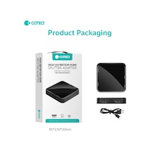 Hdmı 1.4 Splitter 1 Giriş 2 Çıkış Görüntü Çoğaltıcı Adaptör 4k 1080p Çift Ekran Yansıtma Ps5 Xbox Laptop Tv Monitör Projeksiyon Uyumlu