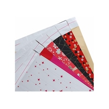 25 Adet 30x45 Cm Metalize Bantlı Hediye Poşeti, Metalize Hediye Paketi Poşeti Jelatin