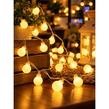 Yılbaşı Işıklandırma 5 Metre 28 Led Eklemeli Fişli Gün Işığı Dekoratif Lamba Yılbaşı Süsleri Ev Balkon Bahçe Parti Aydınlatma Günışığı