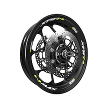 Yamaha Nmax Jant Sticker Florasan Sarı