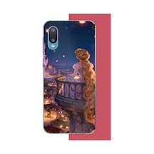 Samsung Galaxy A02 Uyumlu Rapunzel Baskılı Silikon Kılıf Renkli