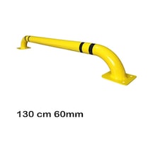 Otopark Ayırıcı Otopark Ayırma Araç Stoperi Yaslama Demiri Bariyeri 130cm Ø60mm 2.5mm