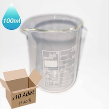 S&H Cam Beher Dereceli Isıya Dayanıklı Kısa Form 10 x 100 ML