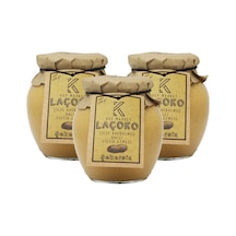 Laçoko Doğal Çifte Kavrulmuş Ballı Yer Fıstığı Ezmesi 3 x 350 G