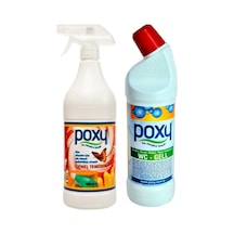 Poxy Wc Gell 1 L + Genel Temizlik 1 L