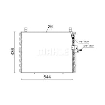 KNECHT AC357000S Klima Radyatörü (540×428×26) W124 200 E 230 E 260 E M 102.963 (Eno:8Fc351301484)