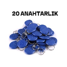 Electrima Manyetik RFID Keyfob Göstergeç Anahtarlık 20'li