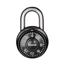 Master Lock Kombinasyon Kilidi Kilitli Sandık Kilidi Depolama Üniteleri Kilidi Valiz Sırt Çantası Kilidi Siyah