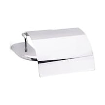 Dorado Kapaklı Tuvalet Kağıtlığı Krom Renk 86x99x171 Mm Acı Kahve