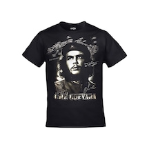 Kalic Studio Unisex Siyah Ernesto Che Guevara Harita Baskılı Siyahorj14
