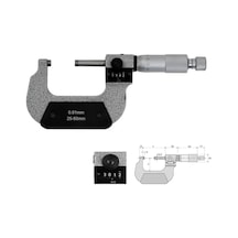 Pld 0-25mm Numaratorlu Mikrometre