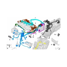 Bmw Motor Tesisatı F40 F44 F45 F46 F48 F39 Mini F55 F60 F54 12518742680