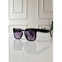 Kelly New Design Black Colored Güneş Gözlüğü Desenli