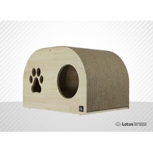 Lotus Furniture Pet Series Torino Tırmalamalı Kedi Evi