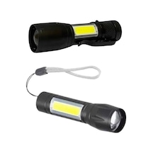 Tr Uzun Menzilli Şarjlı El Feneri Uzun Ömürlü Led Işık Lamba