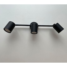 MYLİGHTS  AYNA  ÜSÜT LED APLİKLED SPOT ÜÇLÜ HAREKLİ PANASONIC LED Siyah