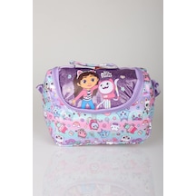 X Dekomus Lisanslı Gabby S Dollhouse Meow Magic Collection Termoslu Beslenme Çantası Altın