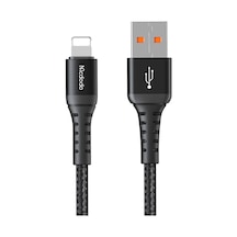 Ca-2261 Apple Uyumlu iPhone Hızlı Data-şarj Kablo 3a 1mt - Siyah Standart