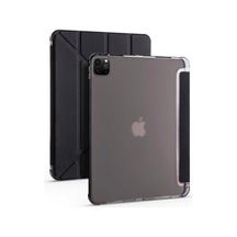 Apple Uyumlu iPad Pro 12.9 2020 (4.Nesil) Kılıf Tri Folding Smart With P