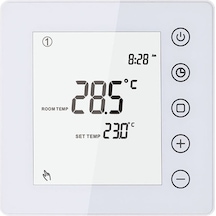 Akıllı Termostat - Wifi Destekli, 5+1+1 Programlama, Çocuk Kilidi, Tp201gc, Duvara Monte
