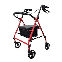 Respirox Rr-01 Katlanabilir Rolatör Kırmızı Yeni