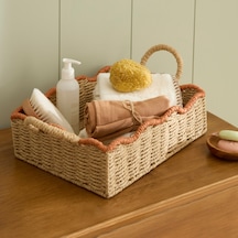 Karaca Home Shalia Dekoratif Sepet Organizer 36x26x18 Cm Kahverengi