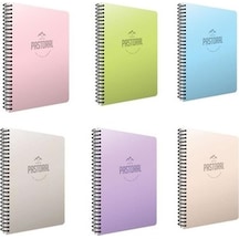 Gıpta Pastoral 96 Yp. A4 Spiralli Pp. Kapak Defter - 3 Kareli, 3 Çizgili 6'lı