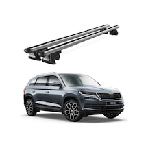 Venüs Skoda Kodiaq 2017 Ve Sonrası Uyumlu Gri Ara Atkı Port Bagaj Tavan Barı