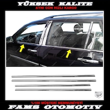 Chery Tiggo Krom Cam Çıtası 4 Prç. 2008 Üzeri P. Çelik
