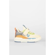 Vicco Daphne Phlon Hafif Taban Cırtlı Çocuk Sneaker Bej Bej