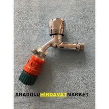 Otomatik Musluk Bağlantı Adaptörü Kelepçeli 1/2 Musluk Vidalı
