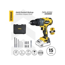 Rtrmax RTX3020B Şarjlı Darbeli Matkap Kömürsüz 150Nm - Akü Hariç